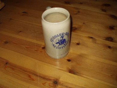 Krus på 1 liter STIEGLER BRAU NEUØTTING