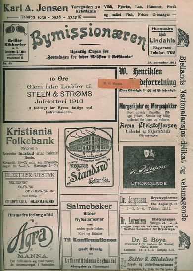 1913 nr 048 Bymissionæren