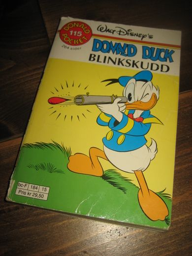 DONALD DUCK BLINKSKUDD Bok nr 115