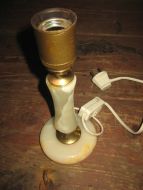 Lampe med alabast 60-70 tallet