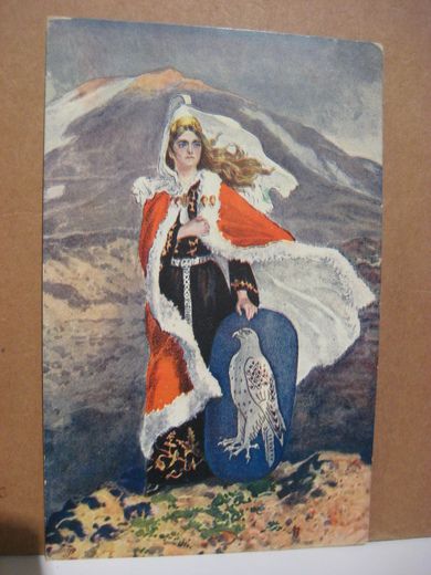 Nasjonalkort fra 1915 K & L Christiania Brukt