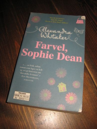 WITHAKER: Farvel Sophie Dean 2013