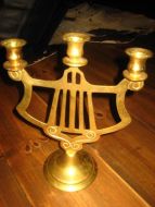 Gedigen messing skål totalt ca 30 cm brei 70 tallet