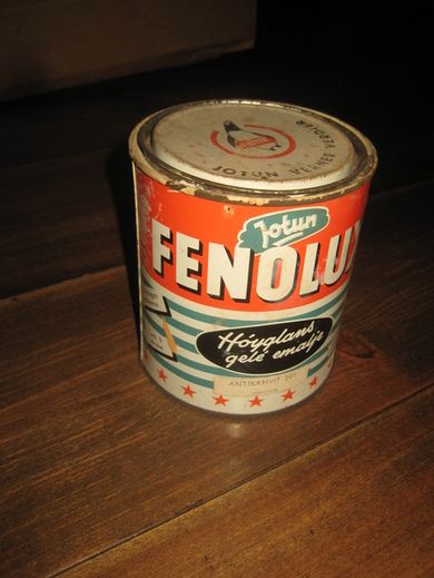 Litersboks med innhold Jotun FENOLUX 60-70 TALLET Antikkhvitt