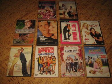 Lot på 10 DVD filmer selges under ett Dette er pakke nr 2