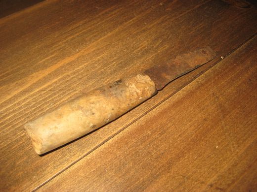 Kniv fra avvikla skomakeri 50-60 tallet