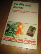 På ditt ord, Herre. 1988. 