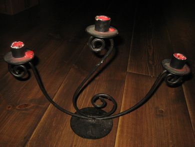 Smijerns lysestake 50 tallet 26 cm høg