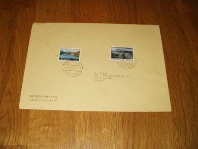Førstedagsbrev Island 1971