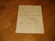 Gammelt brev fra 1887