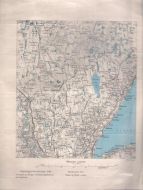 Kart til Løypeleggerkonkuranse fra 1945 fra Norges Orienteringsforbund og Dagbladet