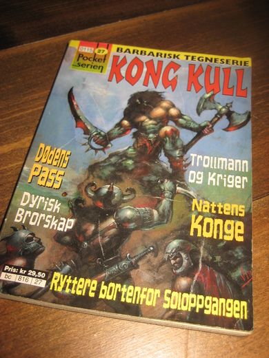 2001 nr 027 BARBARISK TEGNESERIE KONG KULL