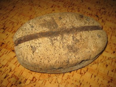 Flytekork brukt ved garnfiske i gamle dager ca 20 cm i diameter 50 tallet