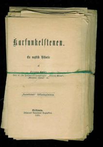 Fergus Humme: Karfunkelstenen. En mystisk historie. 1895