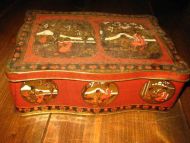 Pen boks ca 22*15 cm stor 7 cm høg