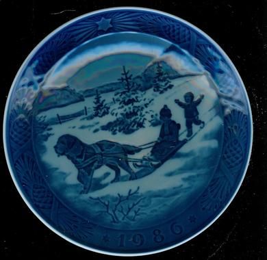 1986 pynteplatte fra Royal Copenhagen!