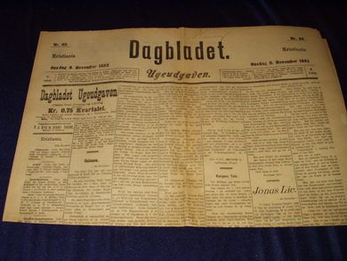 1893 nr 089 Dagbladet Ugeutgaven