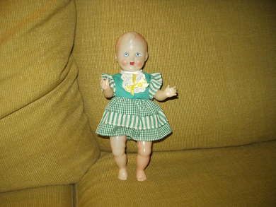 Meget pen dokke fra 50-60 tallet