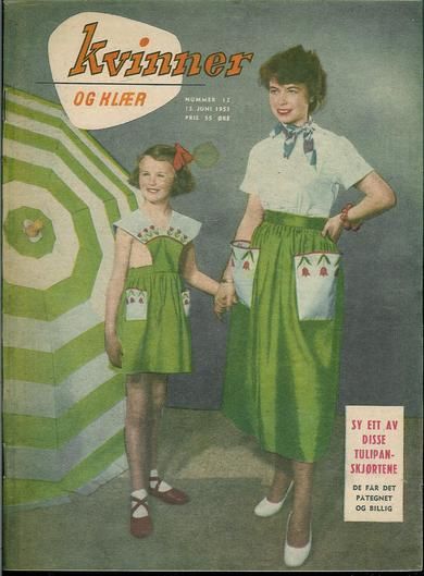 1953,nr 012 , Kvinner OG KLÆR.