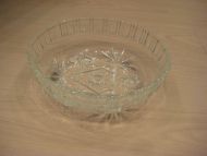Krystall skål, ca 22 cm i diameter, meget pen. 
