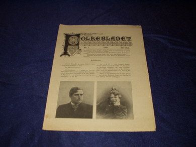 1909 nr 002 Folkebladet