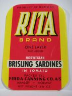 RITA, fra FIRDA CANNING, MAALØY.