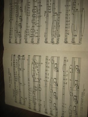 Noteark: Gullberg: Jag venter månen. 1948. Kopi. 