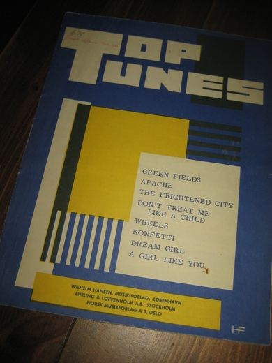 TOP TUNES. 23 sider, 1960.