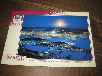 053, LOOC 1991,  Lillehammer by night.