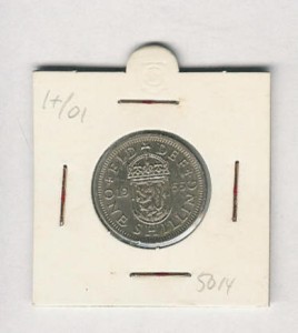 One shilling, 1955