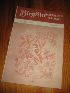 1955, katalog nr 8, Birgitta, HANDARBETEN KALMAR.