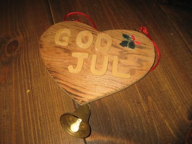 Julehelsing fra 60 tallet pen til ytterdøra di