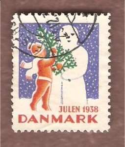 1938, julemerke fra Danmark, stempla