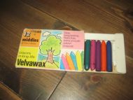 Eske VELVAWAX kritt brukt 60 tallet