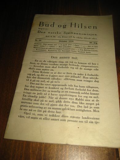 1945 NR 020 BUD OG HILSEN