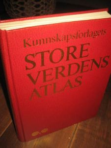 Kunnskapsforlagets STORE VERDENS ATLAS. 1988.