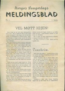 1948,nr 001, Norges Sangerlags MELDINGSBLAD