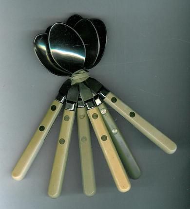 Teskeier med plastskaft 6 stk