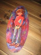 Pent ovalt bilde fra 60-70 tallet