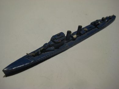 GALICIA krigsskip i tinn, ca  13  cm langt.