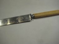 Gammel kniv, merka JERNMANUF AKTIEBOLAG, ESKILTUNA, 40 tallet