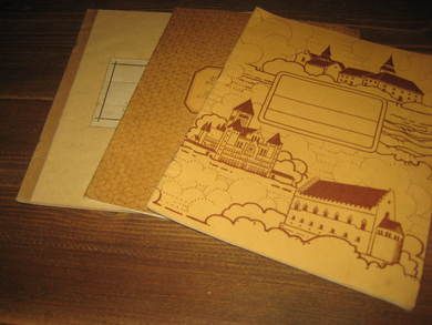 Lott med brukte skulebøker fra 40 tallet Dette er lott nr 1