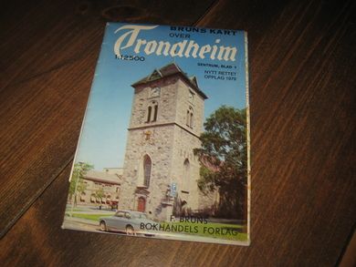 Bruns kart over Trondheim 1979