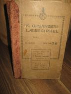 OPPSANGERS LÆSESIRKEL, Bok nr 76, ZAHN: JONAS TRUTTMANN. 1922.