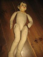 Gammel dokke fra tidleg 1900 ca 53 cm høg