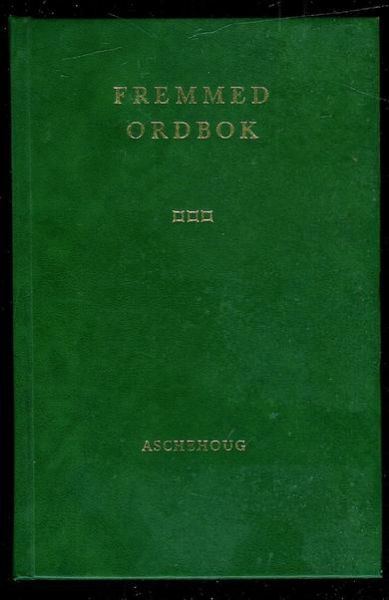 SELMER: FREMMEDORDBOK 1966