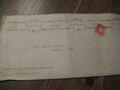 Oslo, 18.1.52. Med innlegg. 