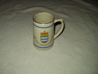 Forsvarskrus fra Harstad Sjøforsvarsdistrikt Figgjo Fra Johan Thomsen Bergen 20-75