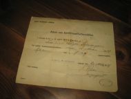 Attest om konfirmantforbredelse. 1927.