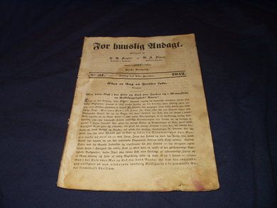 1842 nr 051 For Huuslig Andagt